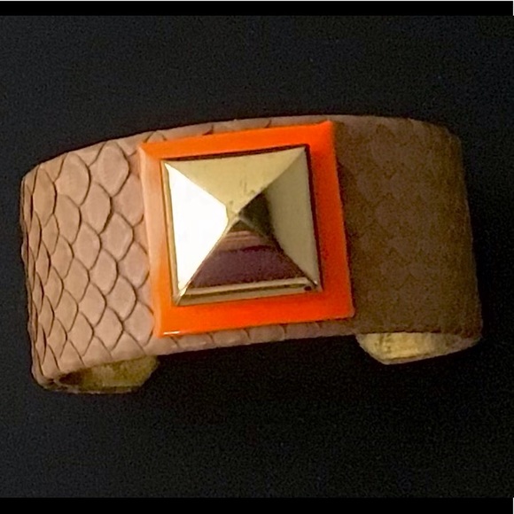 TED ROSSI Python CUFF BRACELET - Picture 3 of 5